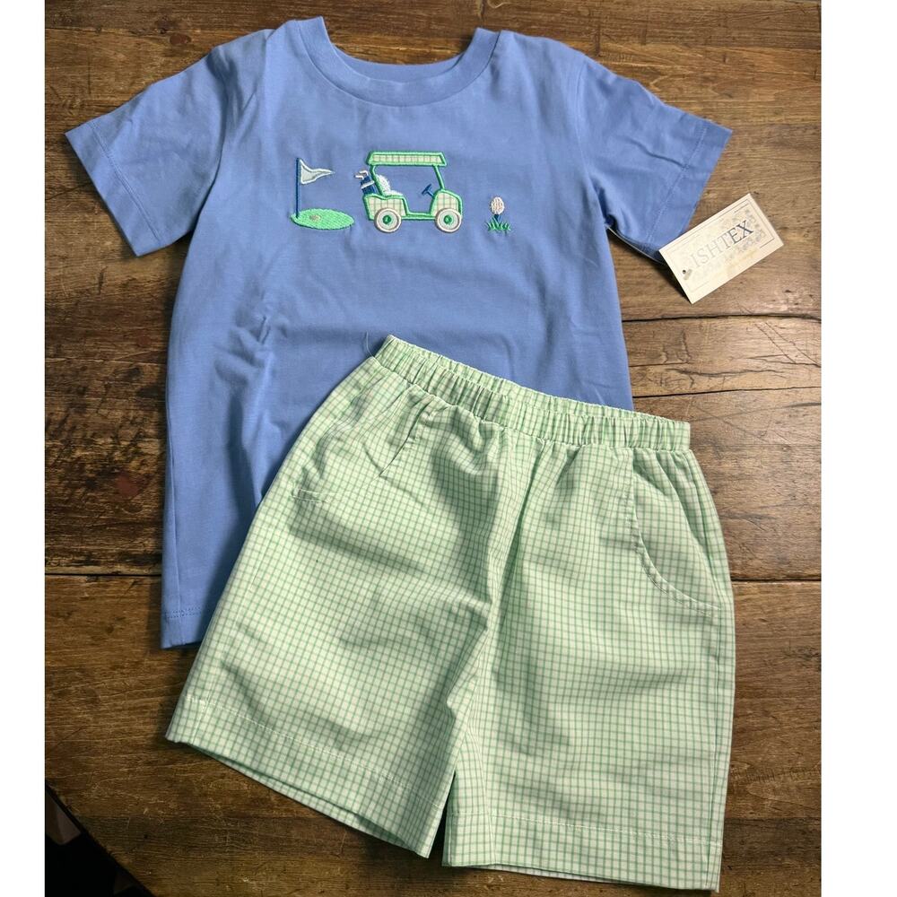 Ishtex Golf Cart 2pc shorts set Nwt size 4T